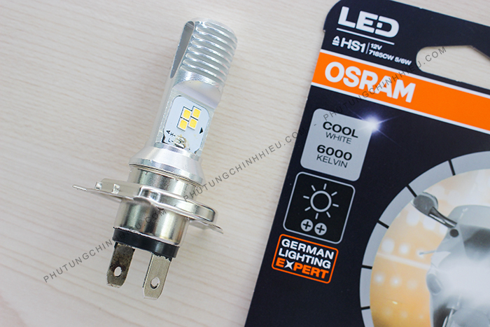 Bóng đèn LED OSRAM HS1 Air Blade, Wave RS tăng sáng trắng 7185CW