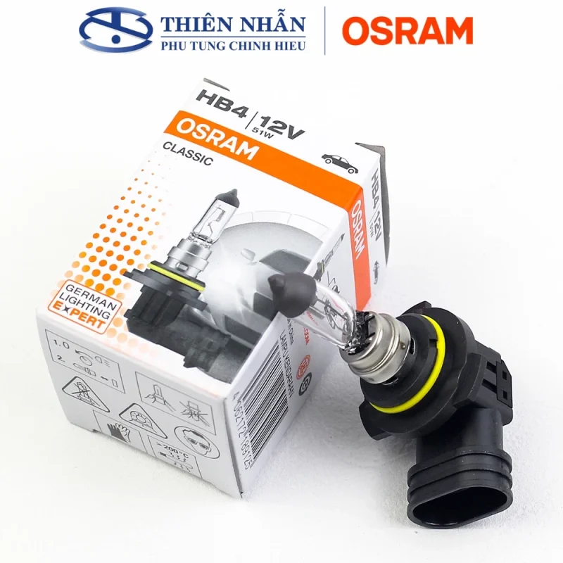 Bóng đèn Halogen Osram HB4 xe ô tô Fortuner, Hilux,.. 9006CLC-51W
